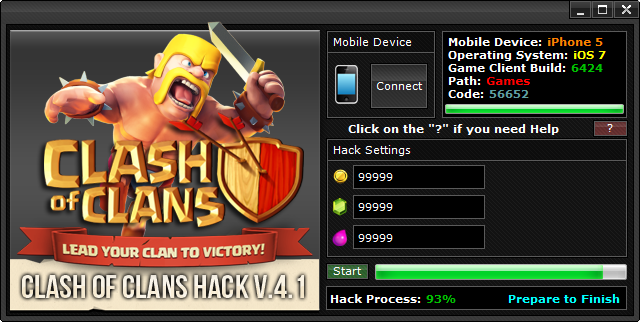 clash of clans gems hack tool download